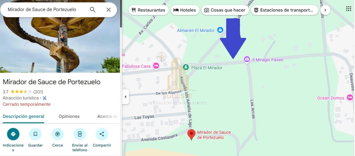 Terreno ID.91 - Terreno en venta en Sauce de Portezuelo, excelente ubicación a pasos del mar