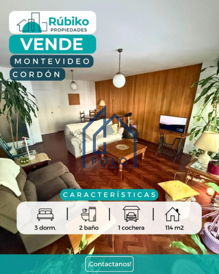 Apartamento ID.192 - Apartamento En Venta En Cordón 3 dormitorios 