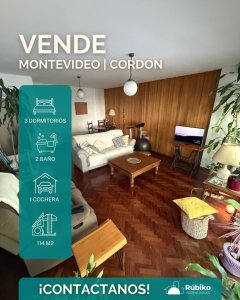 Apartamento En Venta En Cordón 3 dormitorios 