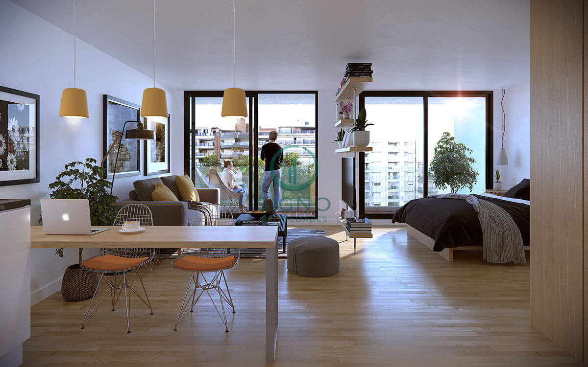 Apartamento ID.1414 - Venta apartamento de 1 dormitorio a estrenar Pocitos Punta carretas MARZO 2023