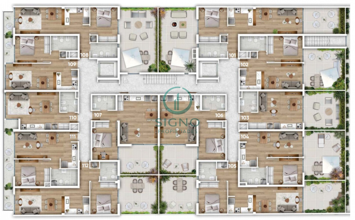 Apartamento ID.1466 - Estrena ya apartamento en Cordon 1 dormitorio 2 patios
