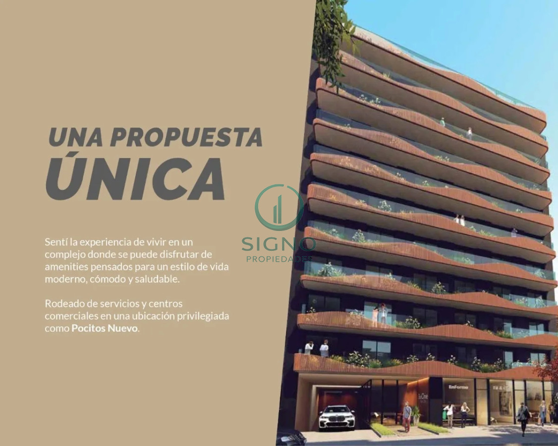 Apartamento ID.2343 - Venta apartamento 2D a estrenar en Pocitos