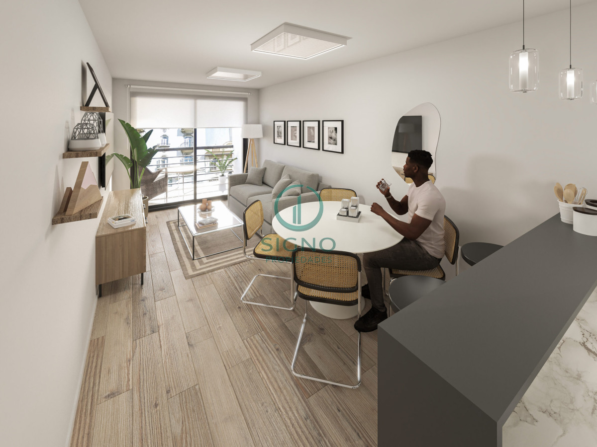 Apartamento ID.2480 - Vendo apartamento en Cordon 1 dormitorio y garaje