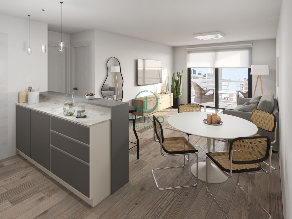 Apartamento ID.2480 - Vendo apartamento en Cordon 1 dormitorio y garaje