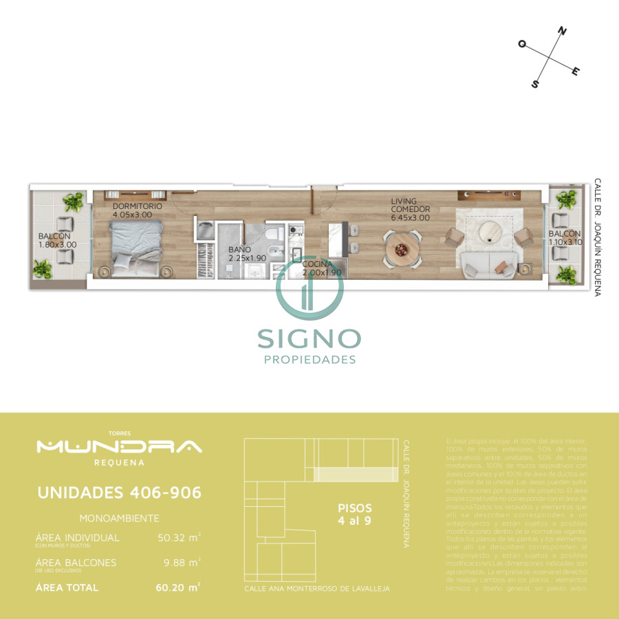 Apartamento ID.2480 - Vendo apartamento en Cordon 1 dormitorio y garaje