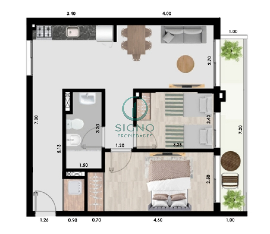 Apartamento ID.2321 - Vendo a estrenar 2D Cordon con garaje