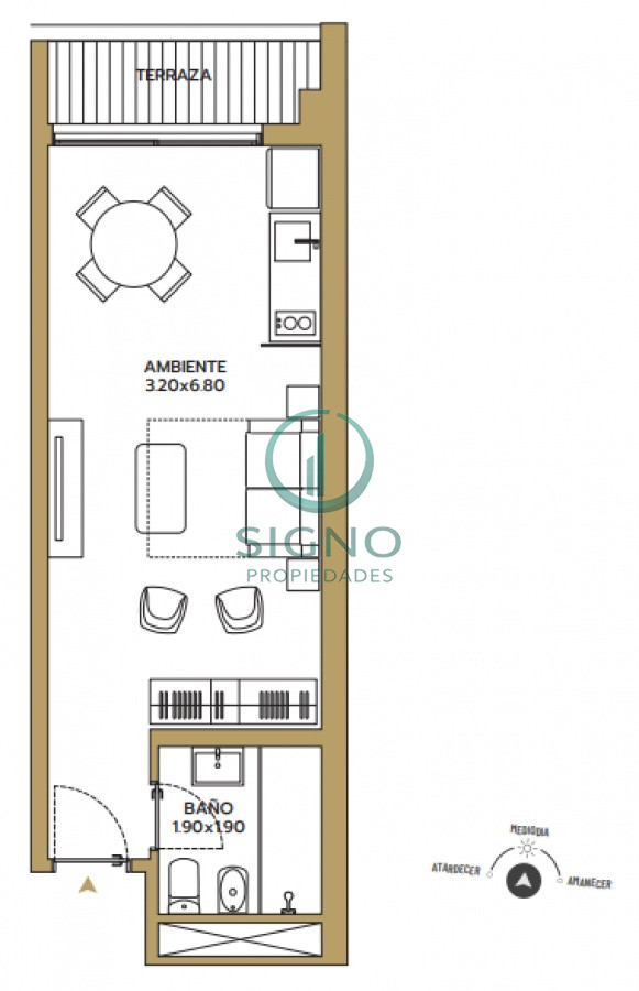 Apartamento ID.1591 - OPORTUNIDAD Monoambiente en Punta Carretas con RENTA