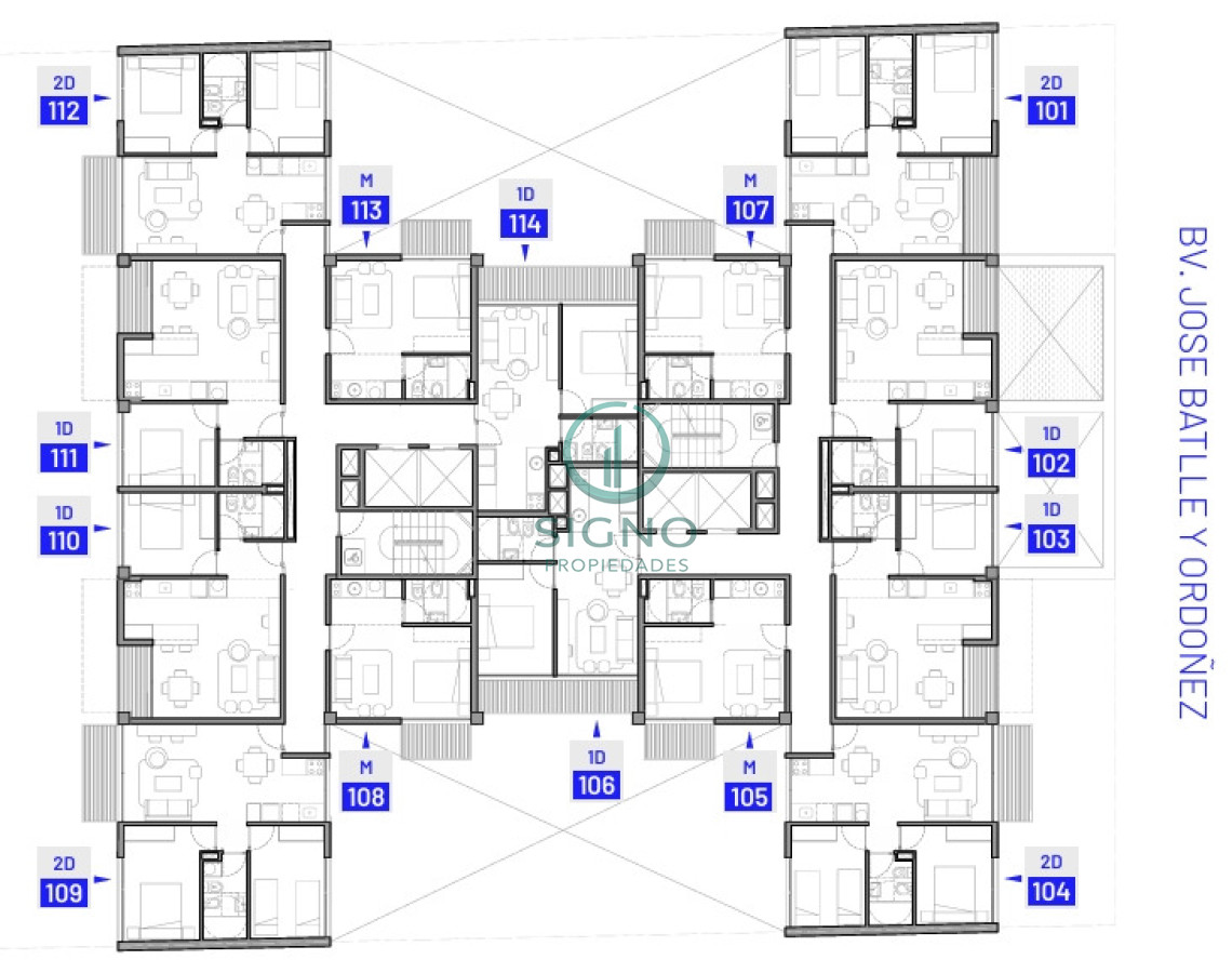 Apartamento ID.2677 - Vendo a estrenar apartamento de 1D en La Blanqueada
