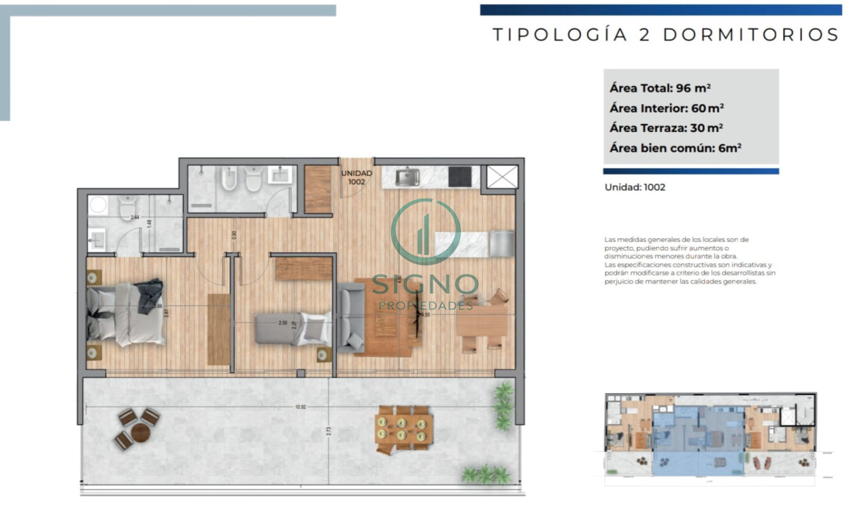 Apartamento ID.2482 - Venta Apartamento Pent House 2 dormitorios a estrenar en Pocitos