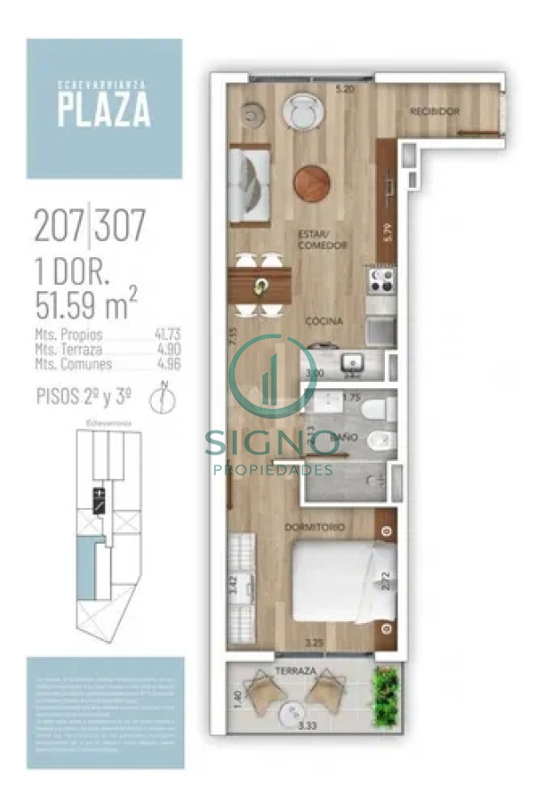 Apartamento ID.1379 - Venta Apartamento 1 Dormitorio Con Terraza en Pocitos