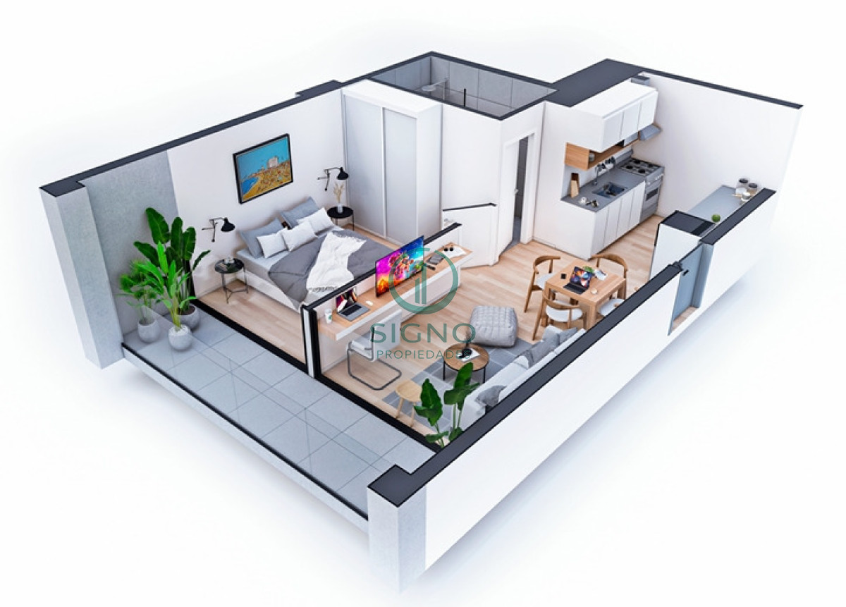 Apartamento ID.2677 - Vendo a estrenar apartamento de 1D en La Blanqueada