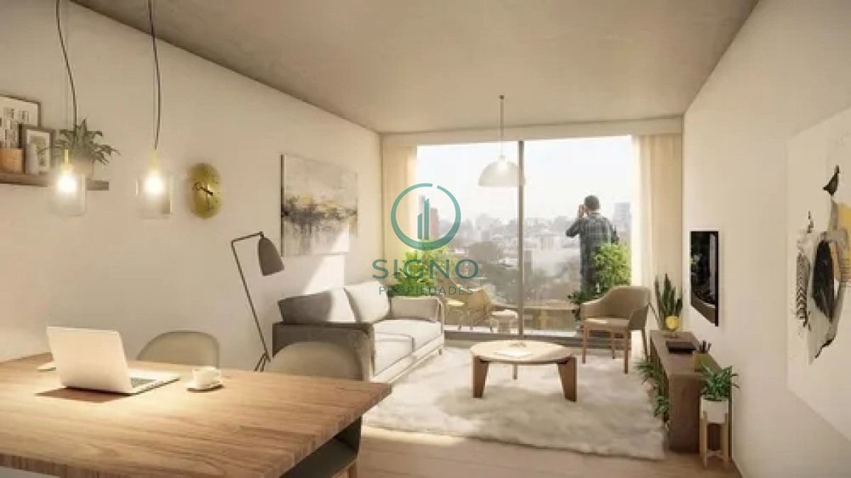 Apartamento ID.1110 - Venta Monoambiente Al Frente Piso 7 Pocitos con garage
