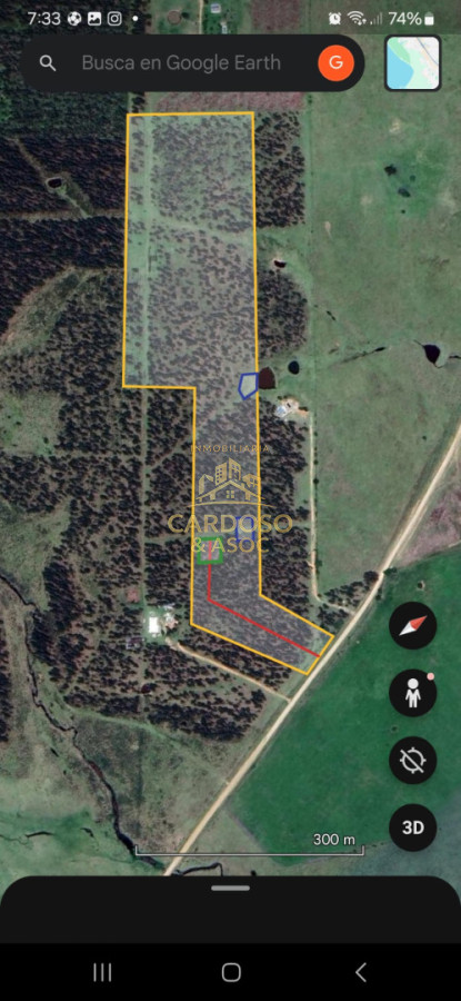 Chacra ID.33 - Se vende chacra de 9,5 has, cerca de san Carlos