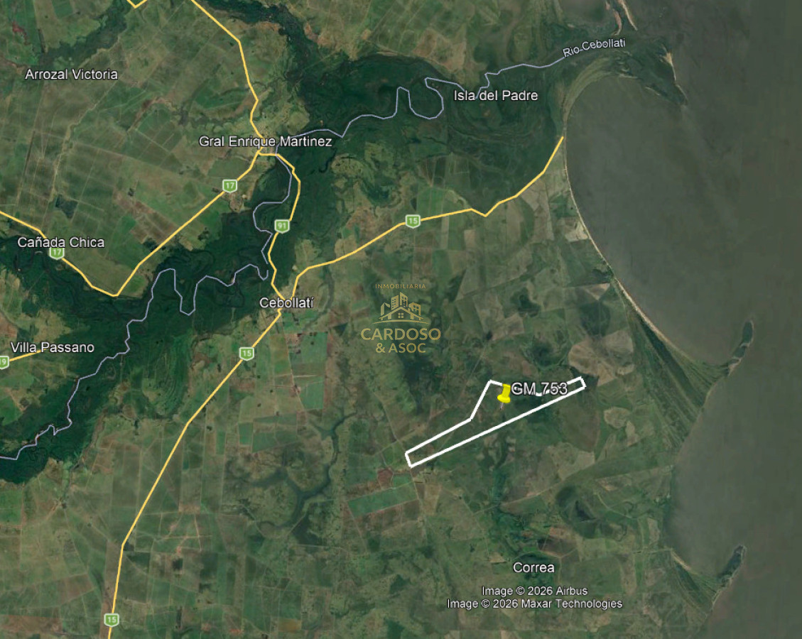 Campo Ref.34 - Se vende Campo Agrícola-Ganadero 753 has en Rocha