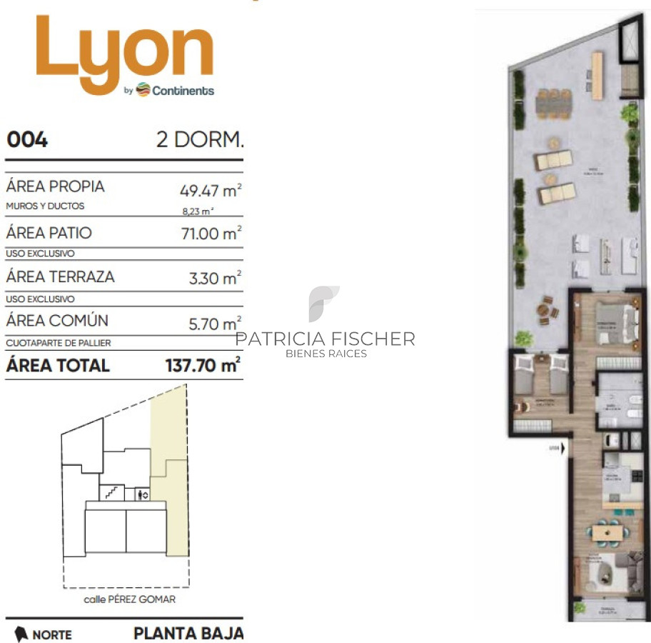 Apartamento ID.209 - Invertir en Malvín - Venta Ap. 1D 1B Patio 71m2 Amenities