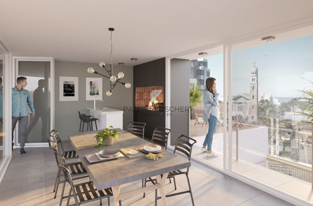 Apartamento ID.203 - Vivir o invertir Punta Carretas - Venta Ap. Suite toilette Terraza Amenities 