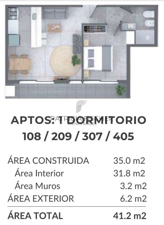 Apartamento ID.205 - Vivir o invertir en Punta Carretas - Venta Ap.1D 1B Terraza Amenities 