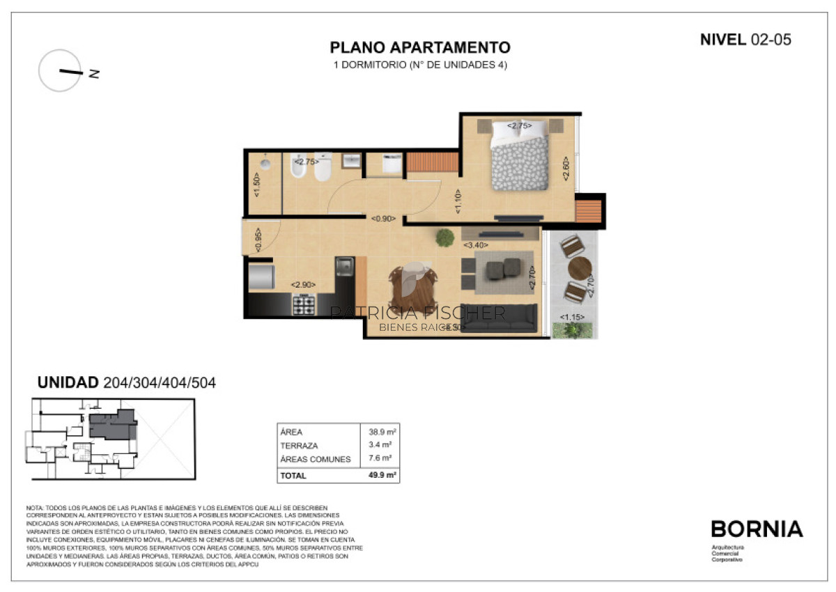 Apartamento ID.185 - Diseño que eleva - Venta Ap.Barrio Sur 1D Terraza Amenities VVIENDA PROMOVIDA