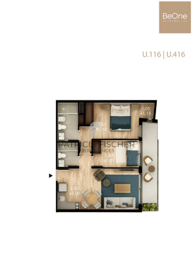 Apartamento ID.171 - Unico en Uruguay +60 - Venta Buceo Ap.2D 2B Suite Terraza Amenities 