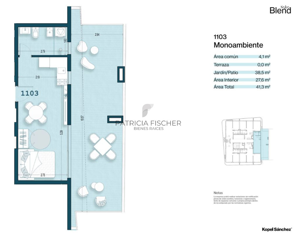 Apartamento ID.264 - Vivi en Soho - Venta Ap.Palermo loft Terraza de 38m2 Amenities