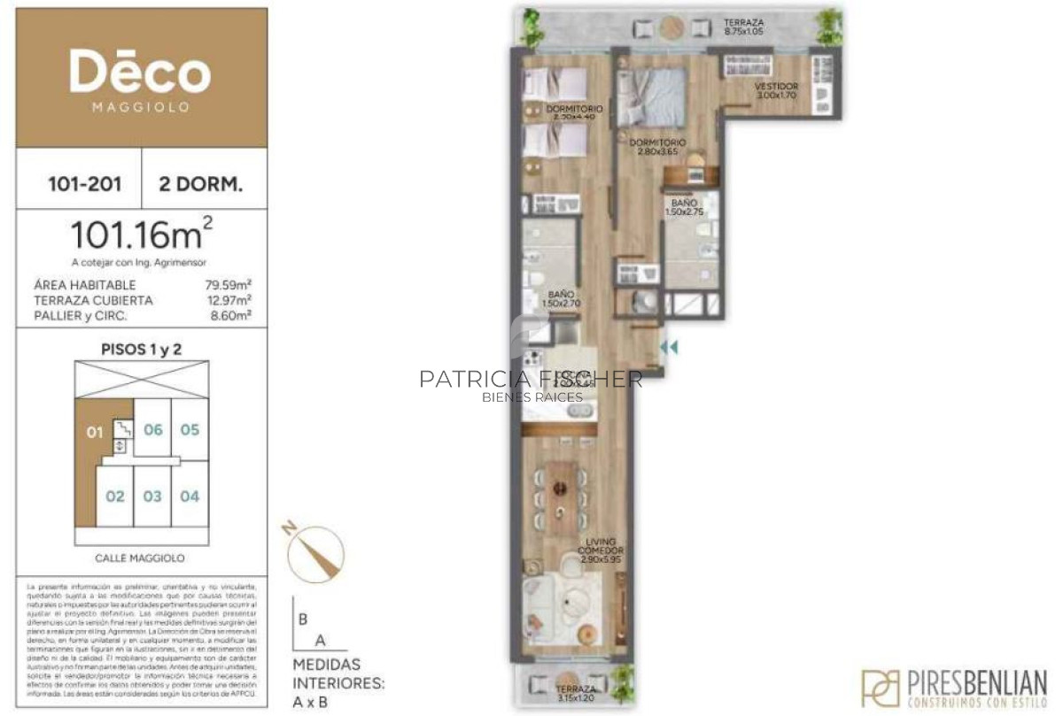 Apartamento ID.194 - Donde la ciudad se detiene - Venta Ap.Parque Rodo 2D 2B Suite Vestidor Gran Terraza Amenities 