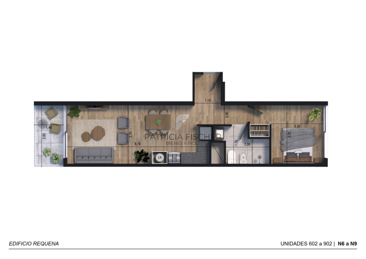 Apartamento ID.282 - Cuando la ubicación deja de ser una duda - Venta Ap.Cordón 1D Terraza piso alto Amenities 