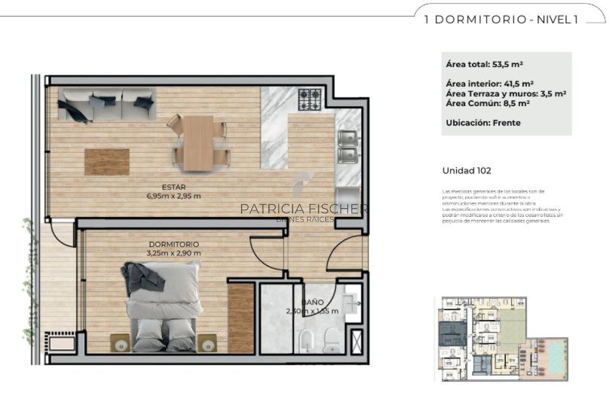 Apartamento ID.251 - Estrená en 2027 - Venta Ap.Barrio Sur 1D Terraza PROMO Amenities Ley ANV