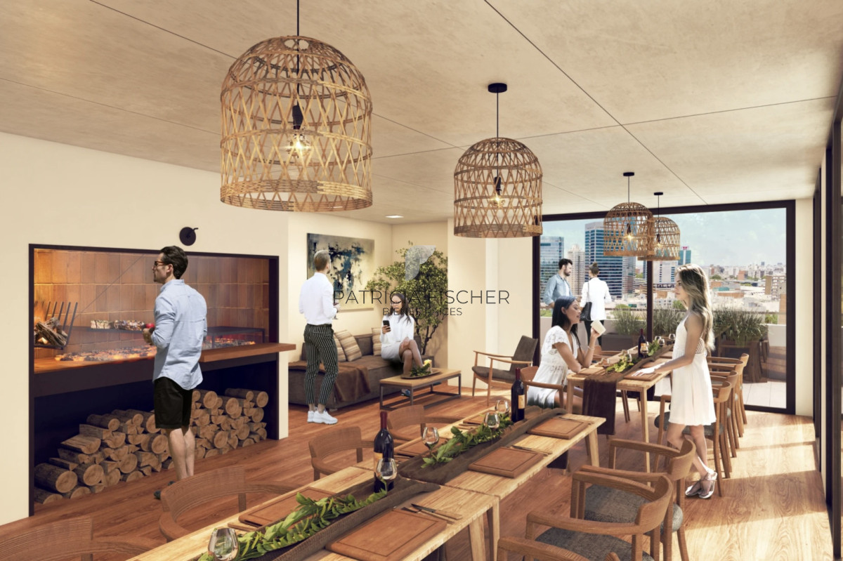 Apartamento ID.255 - A pasos del WTC y la Rambla - Venta Ap.Buceo 1D frente terraza Amenities 