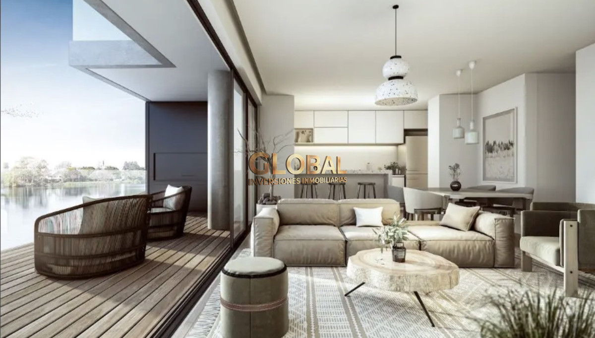 Apartamento ID.4447 - Vivir frente al lago, a minutos de todo - Venta C.de la Costa 3D 2B Suite Vista al lago Terraza Amenities 