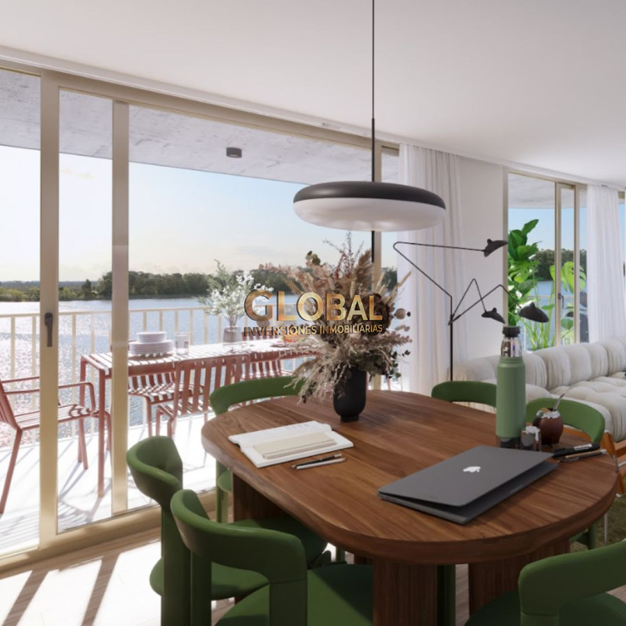 Apartamento ID.4355 - Venta de Apartamento de 3 Dormitorios frente a Lago Calcagno