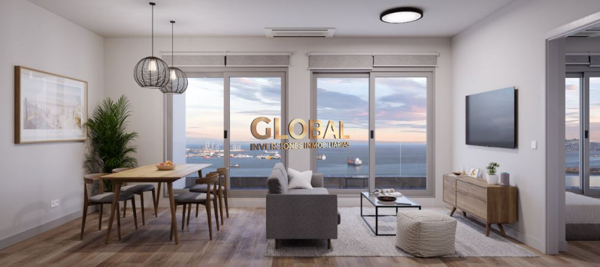 Apartamento ID.1932 - VENTA de APARTAMENTO Monoambiente con excelente ubicación frente a la Bahía de Montevideo