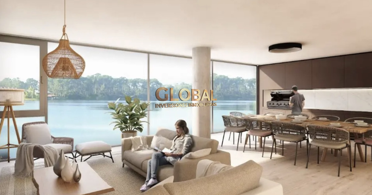 Apartamento ID.4446 - Vivir frente al lago, a minutos de todo - Venta C.de la Costa 3D 2B Suite Terraza Vista al lago Amenities 