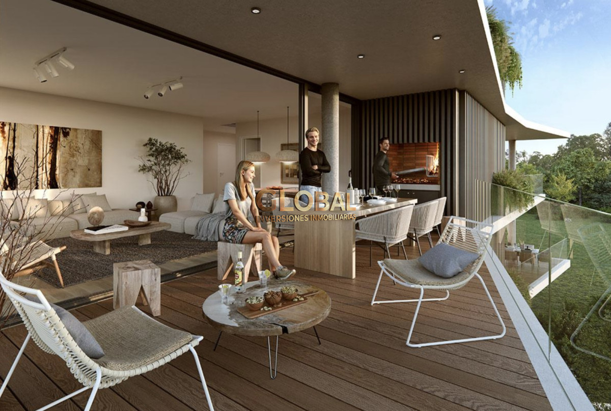 Apartamento ID.4492 - Más naturaleza - Venta Ap. Carrasco norte 2D Terraza con parrillero Amenities Ley ANV