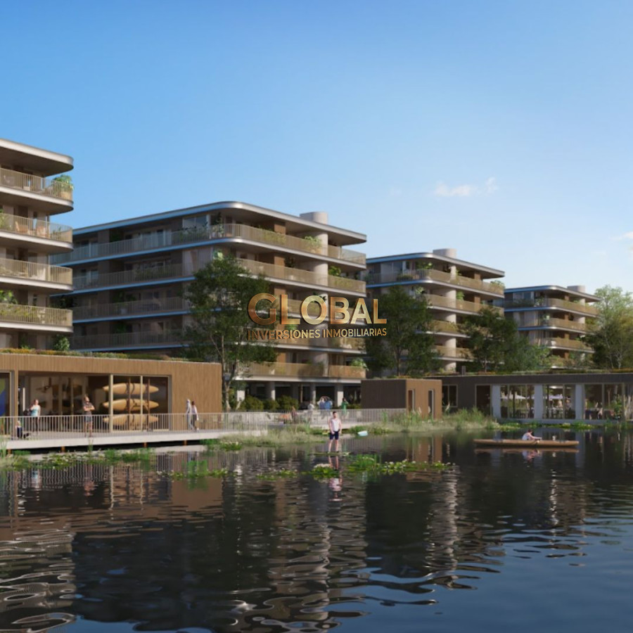 Apartamento ID.4355 - Venta de Apartamento de 3 Dormitorios frente a Lago Calcagno