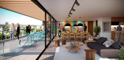 Pura vida urbana - Venta Ap.Pocitos 2D 2B Suite piso alto Terraza Amenities 
