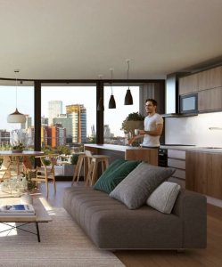 No es solo cercanía al mar - Venta Ap.Pocitos Nuevo 1D Frente Terraza Amenities 