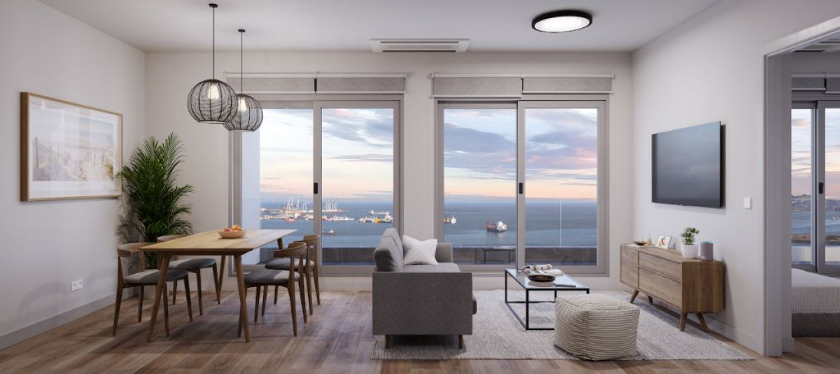 VENTA de APARTAMENTO Monoambiente con excelente ubicación frente a la Bahía de Montevideo