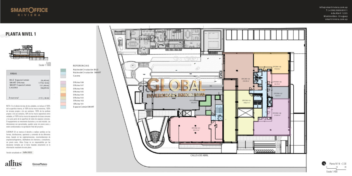 Oficina ID.4294 - Carrasco frente al mar - Venta Oficina Casona 572+831m2 unico en Carrasco 
