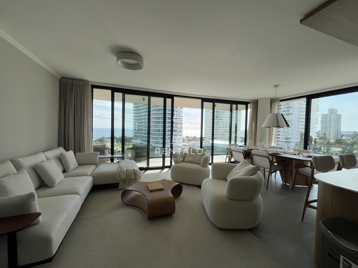 Apartamento ID.970 - En venta apartamento 3 dormitorios con Vista al Mar Playa Mansa Punta del Este 