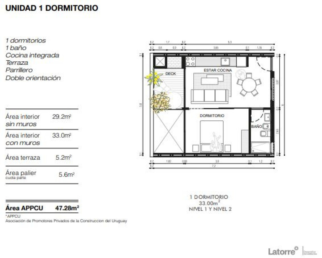 Apartamento ID.59083 - Apartamento 1 dormitorio en Grutas de la Ballena
