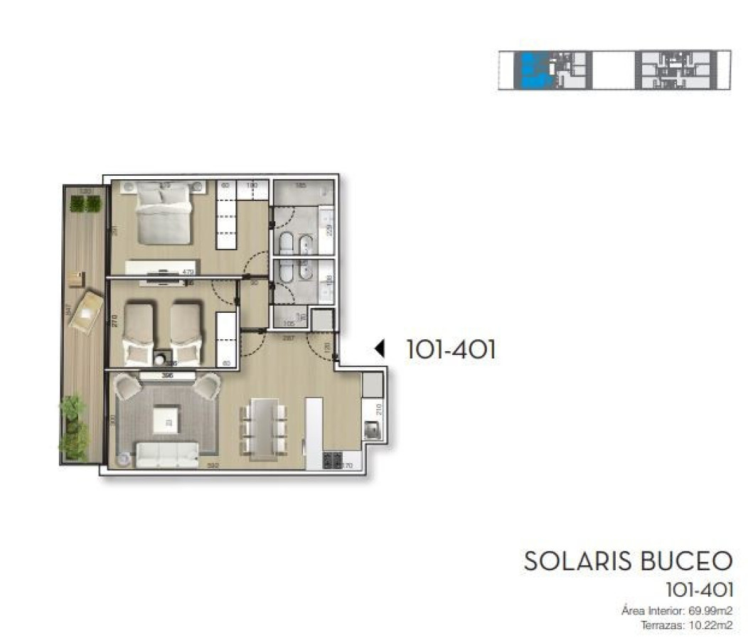 Apartamento ID.44538 - Solaris Buceo – Venta apartamento de 2 dormitorios
