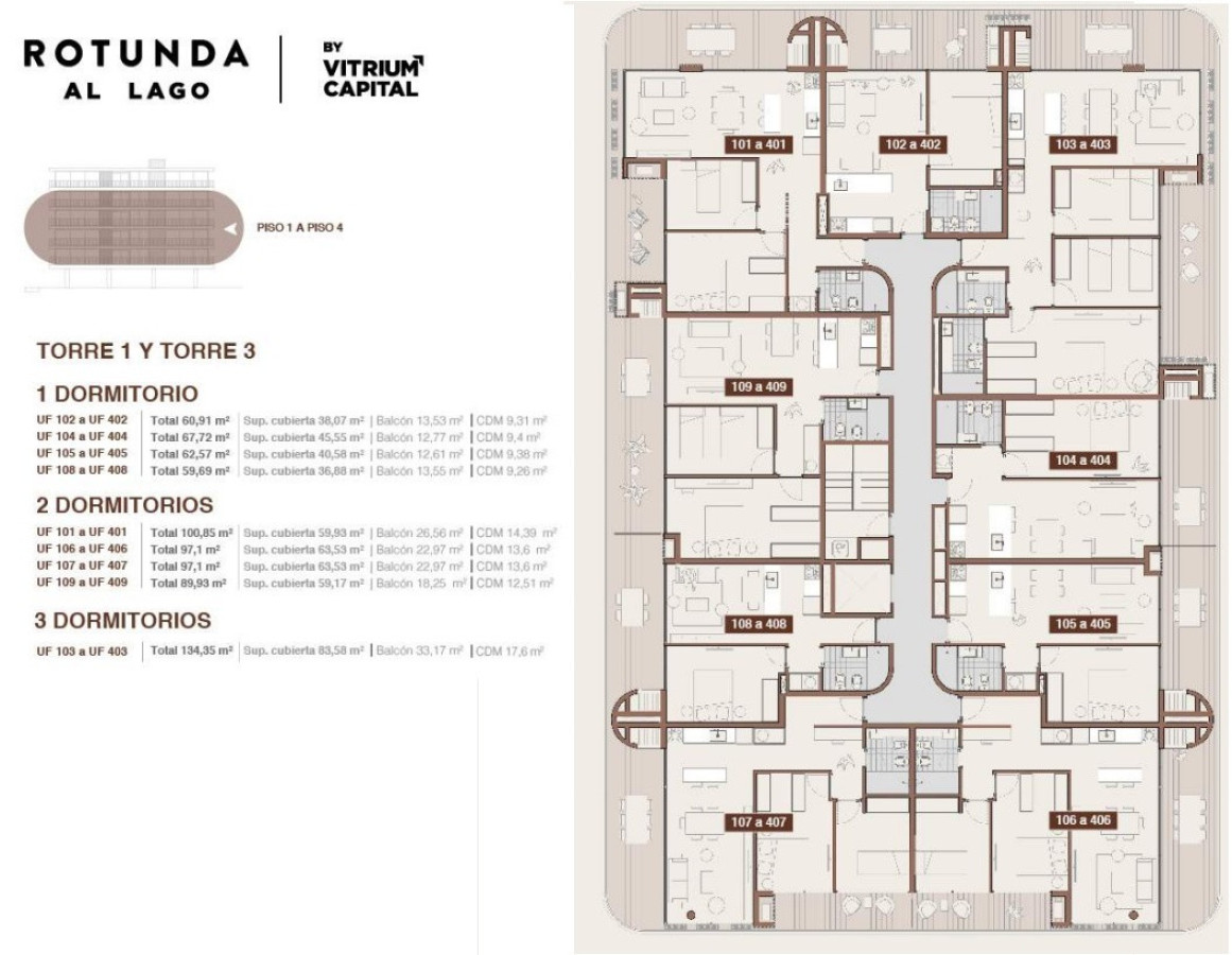 Apartamento ID.59014 - Apartamento en venta de 1 dormitorio c/ cochera en Barra de Carrasco