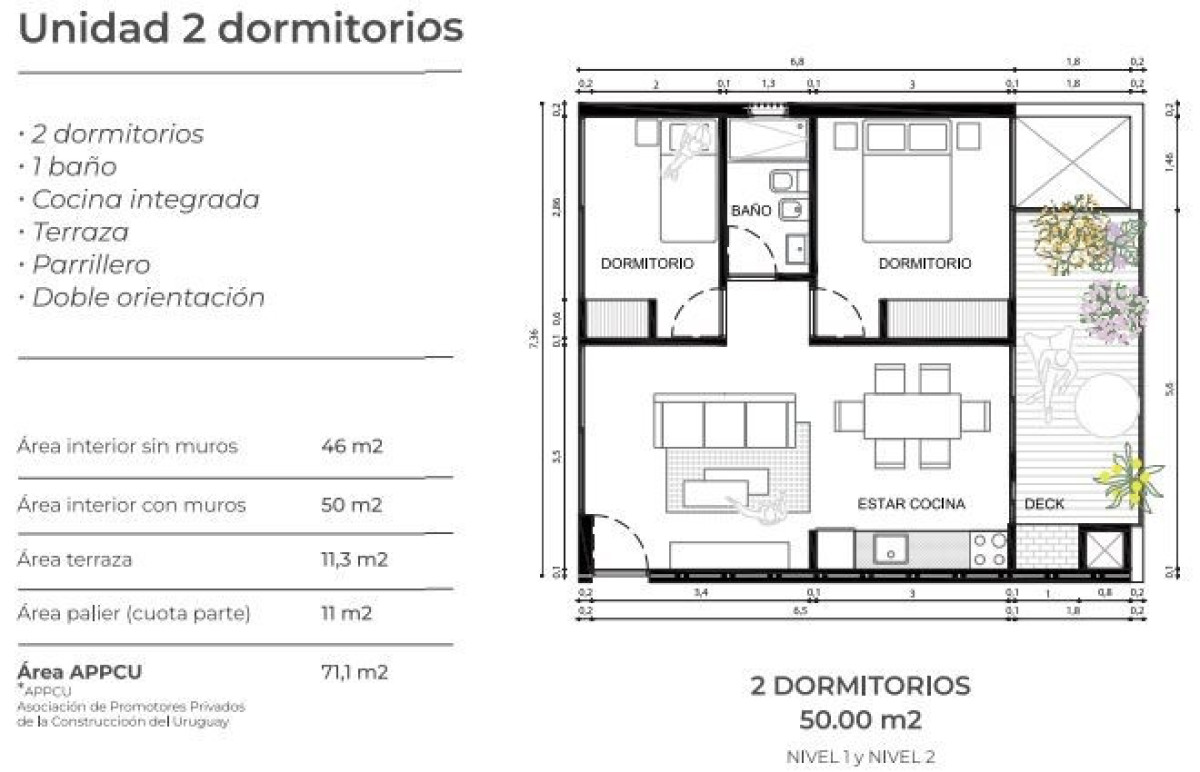 Apartamento ID.59077 - Apartamento en Punta Ballena, Punta Ballena