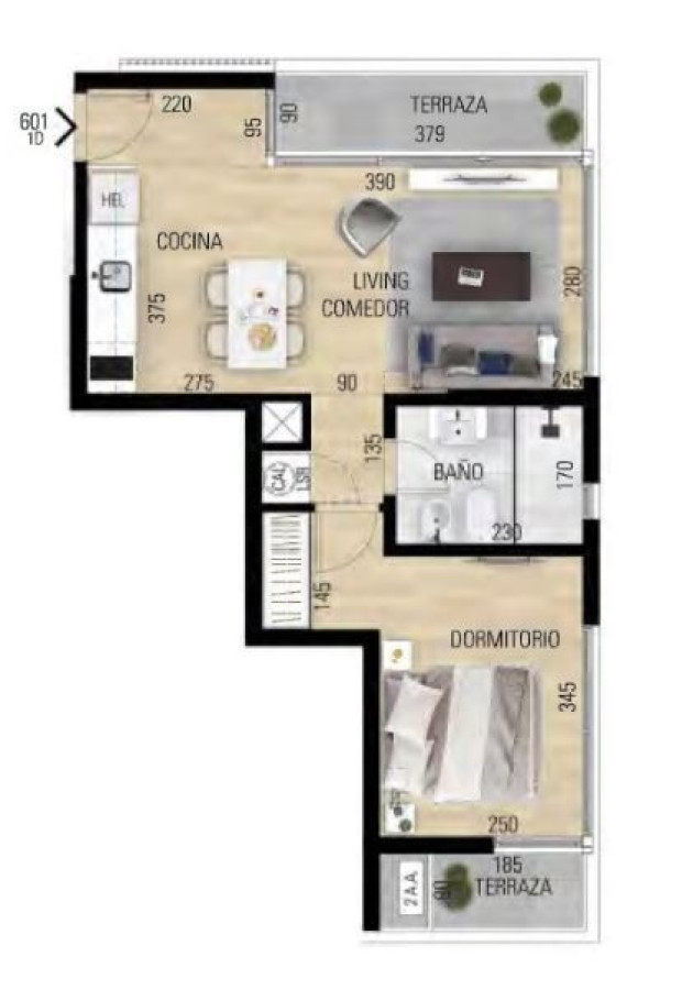 Apartamento ID.59145 - Apartamento en Maldonado, Las Delicias