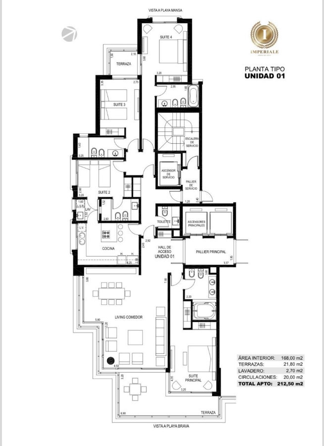 Apartamento ID.66464 - Apartamento en venta Edificio Imperiale Torre I.