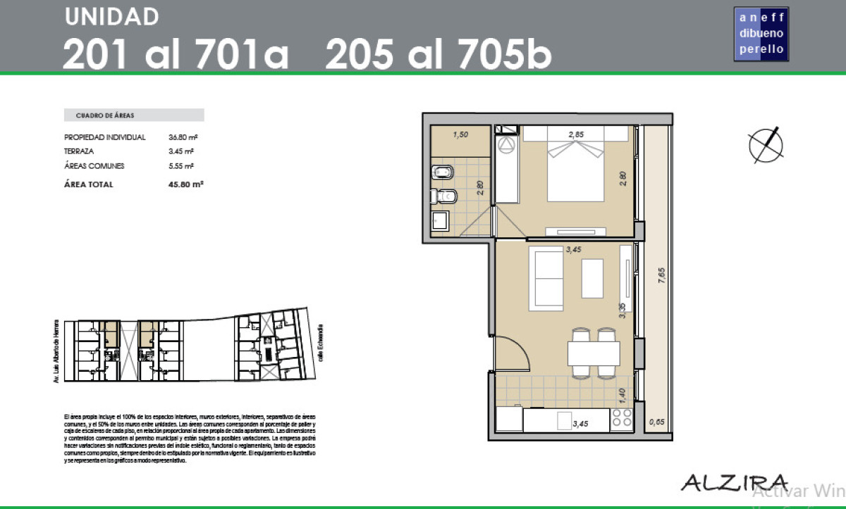Apartamento ID.85513 - Apartamento 1 dormitorio en venta