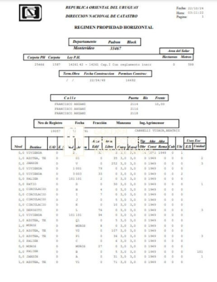Terreno ID.58521 - Terreno en Montevideo, Buceo