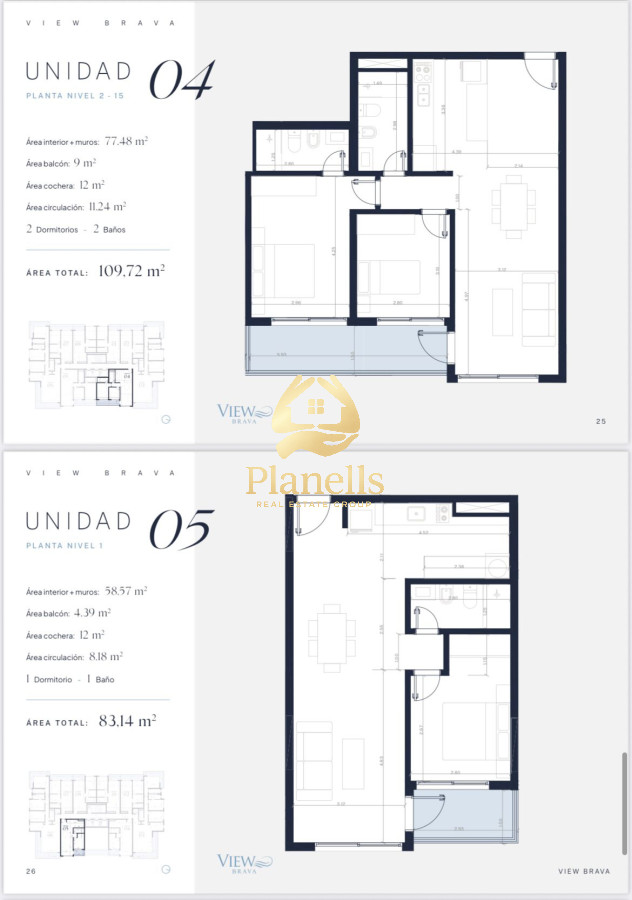 Apartamento ID.3625 - Venta en obra View BRAVA respaldo y solidez a la hora de elegir 