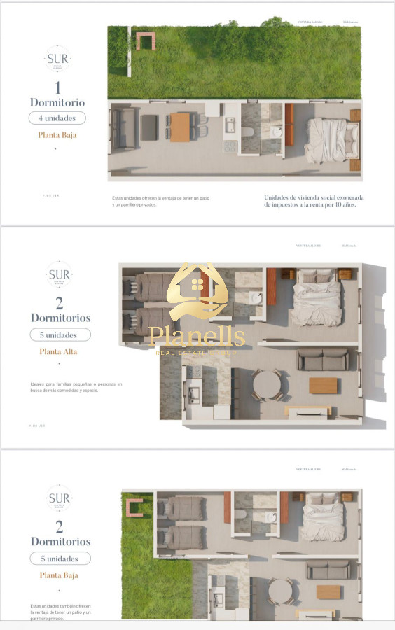 Venta en pozo espectacular desarrollo de apartamentos en Maldonado por ANV beneficios fiscales 7