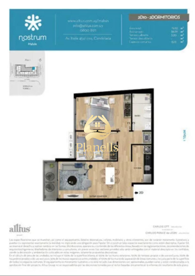 Apartamento ID.3971 - venta Nostrum Malvin oportunidad
